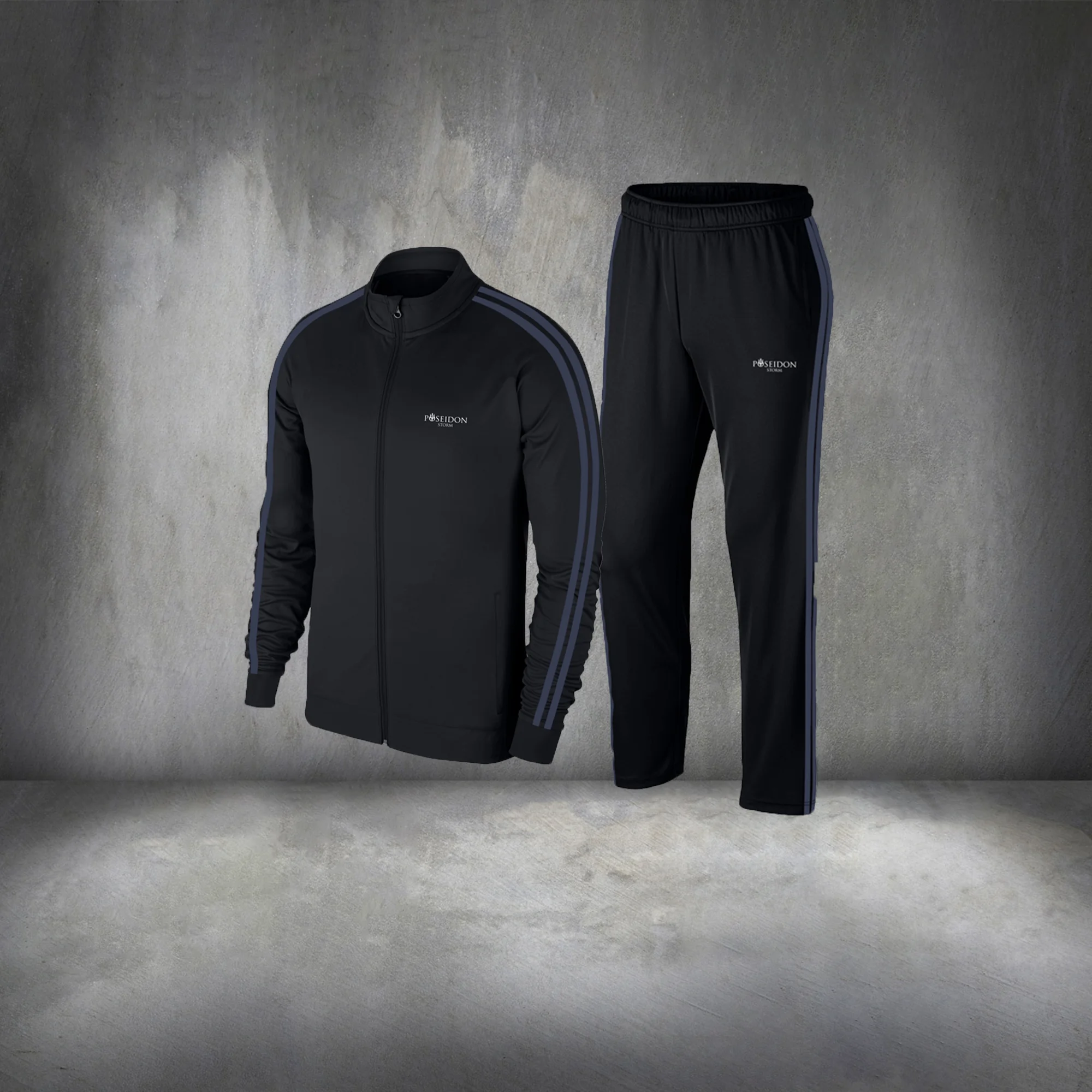 Men's Black Interlock Fabric Tracksuit Set for Hiking and Running S-3XL
Men's Black Interlock Fabric Tracksuit Set for Hiking and Running S-3XL
