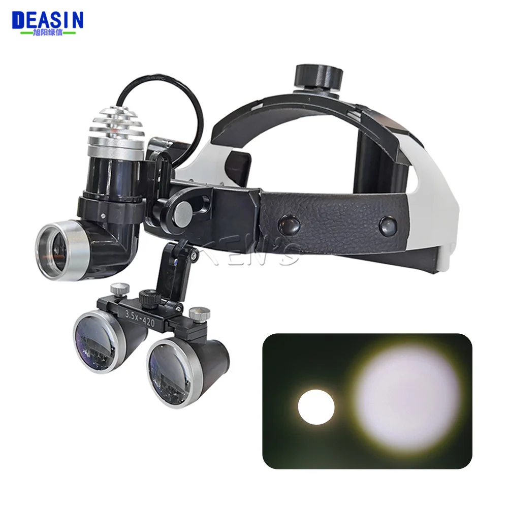 Dental Loupe Dental Lab Medical Loupe Magnification Binocular Dental Magnifier Surgery Surgical 5W Headlight
Dental Loupe Dental Lab Medical Loupe Magnification Binocular Dental Magnifier Surgery Surgical 5W Headlight