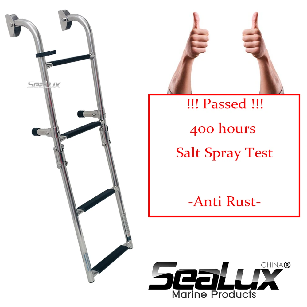 Sealux нержавеющая сталь 304 2 + 2 ступеньки складная лестница для морской лодки, яхты, посадочной лестницы
Sealux нержавеющая сталь 304 2 + 2 ступеньки складная лестница для морской лодки, яхты, посадочной лестницы