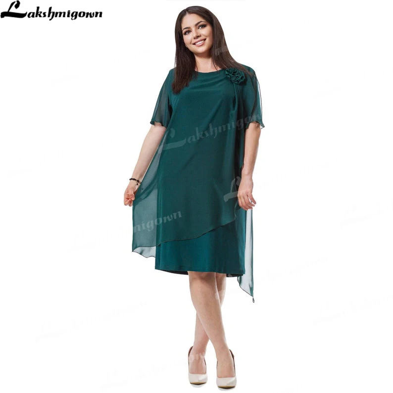 Classic Size Mother Of The Bride Dresses Knee-Length Party Dresses for Large Size Weddings vestidos de noite
Classic Size Mother Of The Bride Dresses Knee-Length Party Dresses for Large Size Weddings vestidos de noite