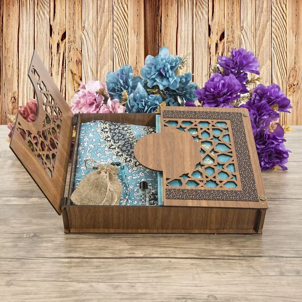 Luxury Muslim Gift Set Prayer Rug Holy Quran Tasseled Rosary Skull Fragrance Essence Personalized Wooden Box Bookshelf for Father Wholesale Shopping Islamic Items Ramadan 2023 Worship Societies Excellent Quality Mevlüt
Luxury Muslim Gift Set Prayer Rug Holy Quran Tasseled Rosary Skull Fragrance Essence Personalized Wooden Box Bookshelf for Father Wholesale Shopping Islamic Items Ramadan 2023 Worship Societies Excellent Quality Mevlüt