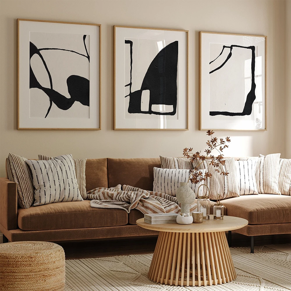 Abstract Minimal Art Print Line Drawing Poster White And Black Canvas Painting Modern Wall Pictures for Living Room Home Decor
Abstract Minimal Art Print Line Drawing Poster White And Black Canvas Painting Modern Wall Pictures for Living Room Home Decor