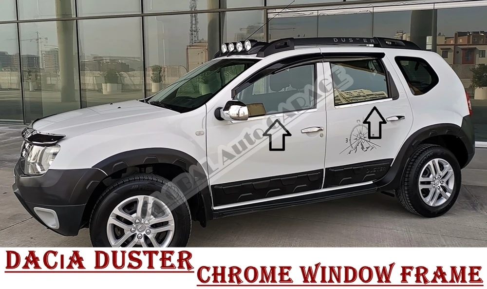 For Dacia Duster Chrome Window Frame Window Moulding Framework 2009-2021 Auto Stainless Steel Car Antenna Roof Rack Car-styling
For Dacia Duster Chrome Window Frame Window Moulding Framework 2009-2021 Auto Stainless Steel Car Antenna Roof Rack Car-styling