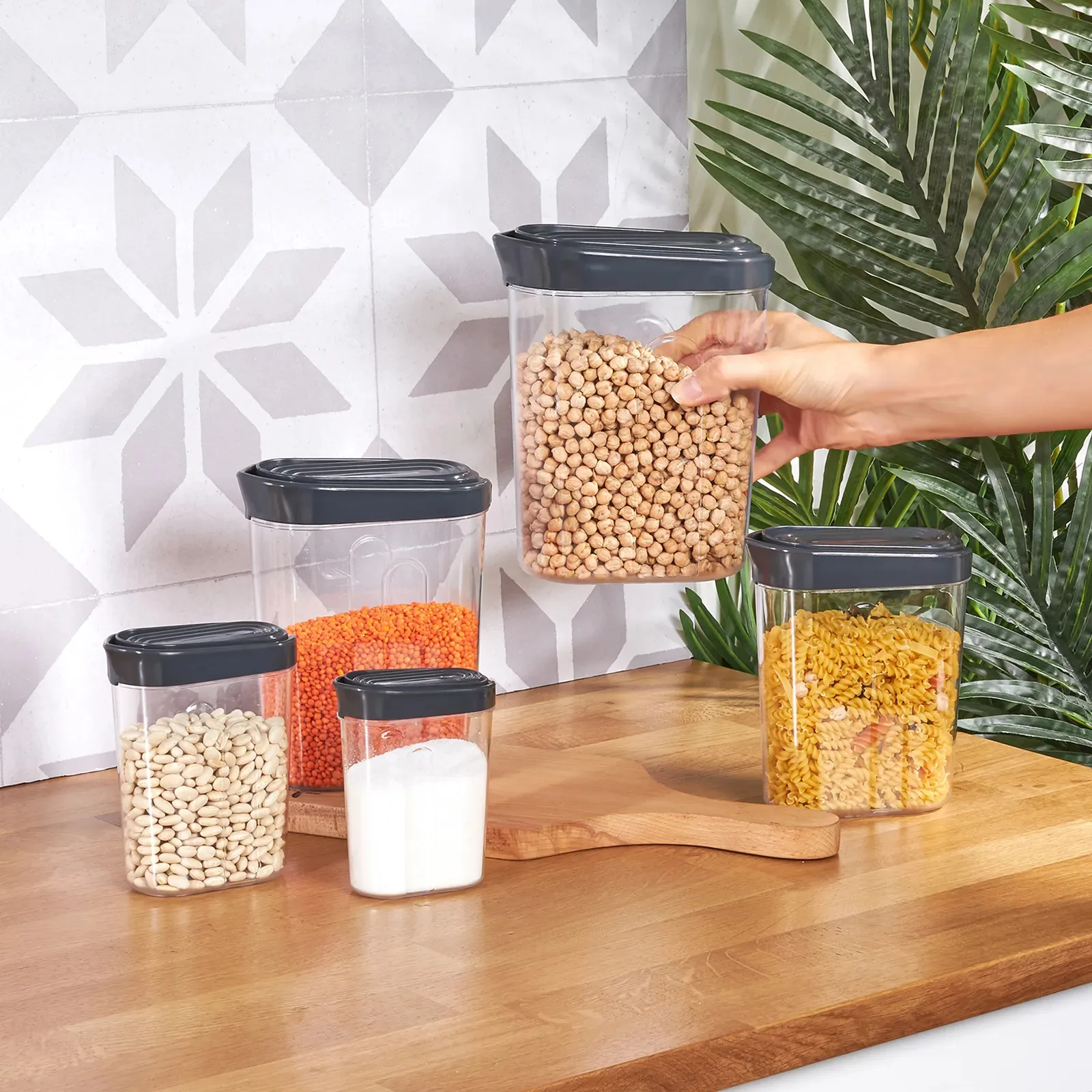 5 Pieces Storage Organizer Container Box Kitchen Storage Organization Kitchen Storage Box Jars Ducts Storage for Kitchen PET
5 Pieces Storage Organizer Container Box Kitchen Storage Organization Kitchen Storage Box Jars Ducts Storage for Kitchen PET