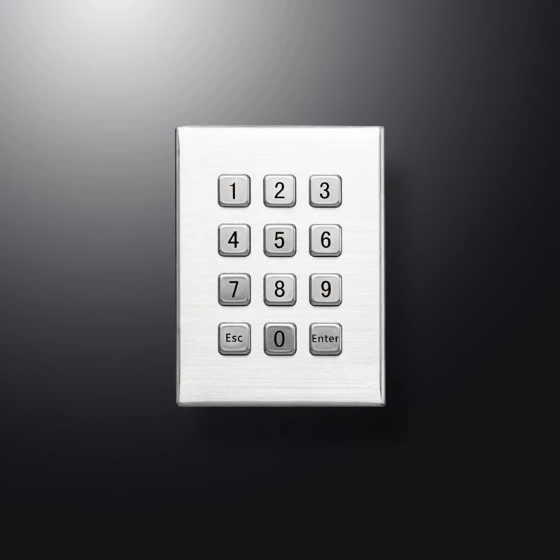 12 Keys 3X4 Industrial Desktop Stainless Steel Metal Numeric Keypad For Trucks Security System Pinpad
12 Keys 3X4 Industrial Desktop Stainless Steel Metal Numeric Keypad For Trucks Security System Pinpad