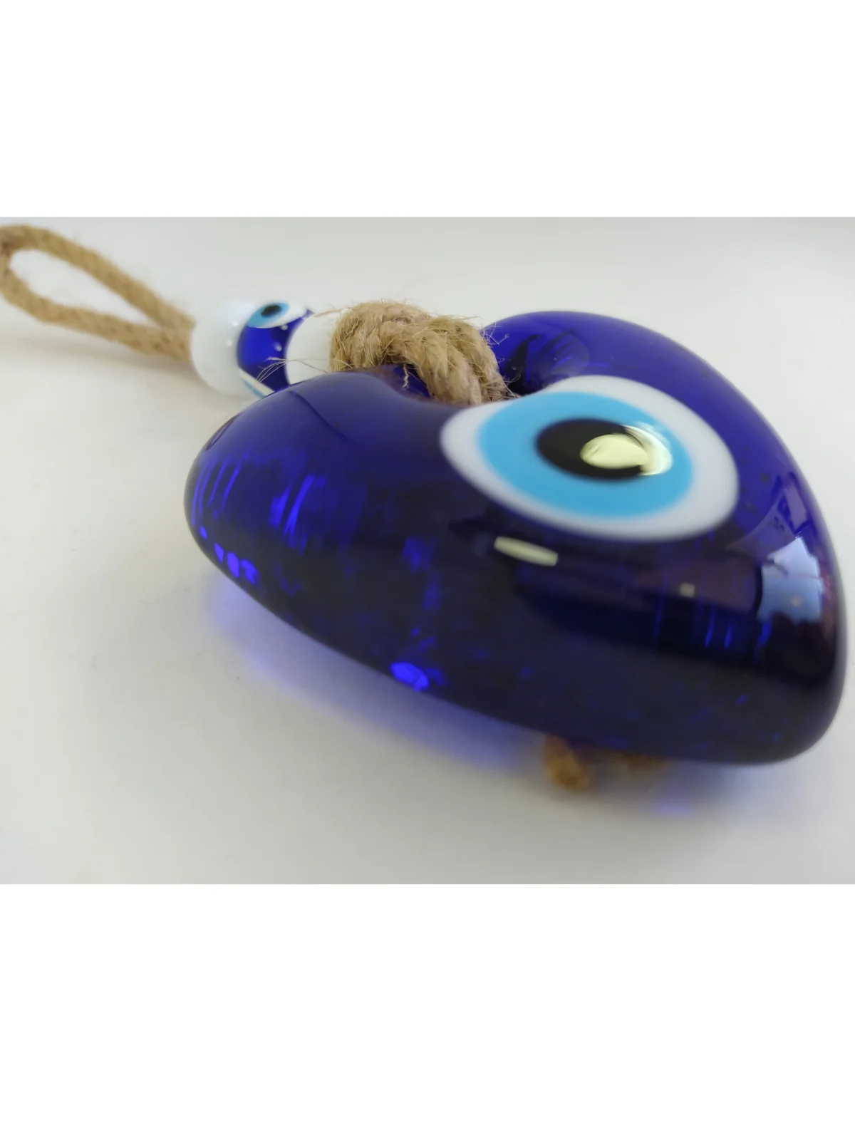Heart Evil Eye 6cm Glass Bead Pendant Charm Turkish Handmade Amulet Wall Hanging Talisman Boho Home Decor Made in Turkey
Heart Evil Eye 6cm Glass Bead Pendant Charm Turkish Handmade Amulet Wall Hanging Talisman Boho Home Decor Made in Turkey