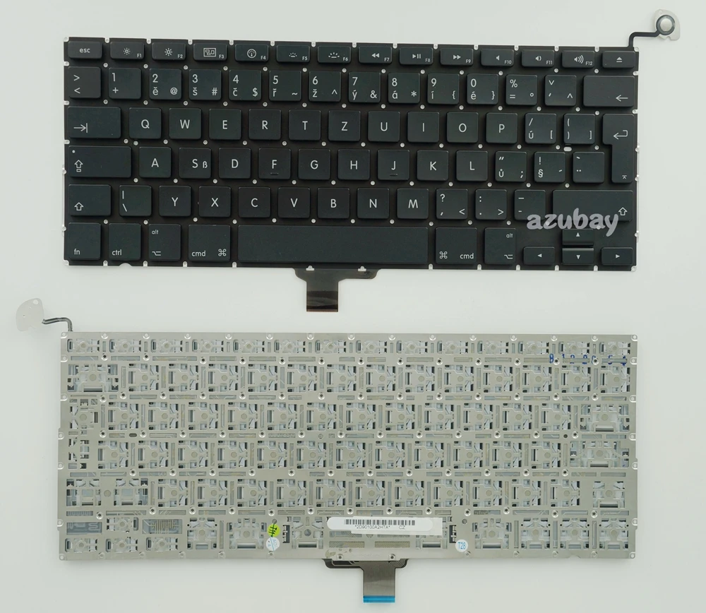 Чешская клавиатура для Apple MacBook Pro 13 "A1278 2009 2010 2011 2012, для подсветки
Чешская клавиатура для Apple MacBook Pro 13 "A1278 2009 2010 2011 2012, для подсветки