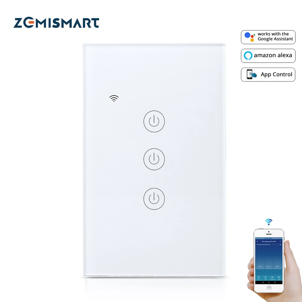 Выключатель светильник Zemismart US Tuya, Wi-Fi, нейтральный, опциональный провод, 1, 2, 3, Alexa, Google Home Assistant, умное управление жизнью, 100 в, 240 В
Выключатель светильник Zemismart US Tuya, Wi-Fi, нейтральный, опциональный провод, 1, 2, 3, Alexa, Google Home Assistant, умное управление жизнью, 100 в, 240 В