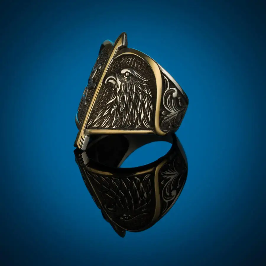 925 Sterling Silver Hawk Figure Ring Mens Alparslan Movie Gifts Fashion Retro Luxury Good Quality Resistant New Long Lasting
925 Sterling Silver Hawk Figure Ring Mens Alparslan Movie Gifts Fashion Retro Luxury Good Quality Resistant New Long Lasting