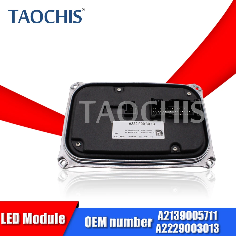 TAOCHIS, 1 шт., модуль управления светодиодной фарой, оригинальный OEM A213 900 5711, подходит для BENZ E CLASS W213, низкая версия светодиосветодиодный, левая Блокировка
TAOCHIS, 1 шт., модуль управления светодиодной фарой, оригинальный OEM A213 900 5711, подходит для BENZ E CLASS W213, низкая версия светодиосветодиодный, левая Блокировка