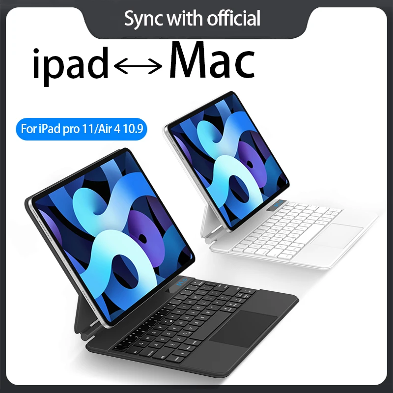Magic Keyboard Case For Apple iPad Pro 11 2021 2020 2018 Air 4 5 10.9 2022 Korean Portuguese Arabic With Touchpad keyboard Cover
Magic Keyboard Case For Apple iPad Pro 11 2021 2020 2018 Air 4 5 10.9 2022 Korean Portuguese Arabic With Touchpad keyboard Cover