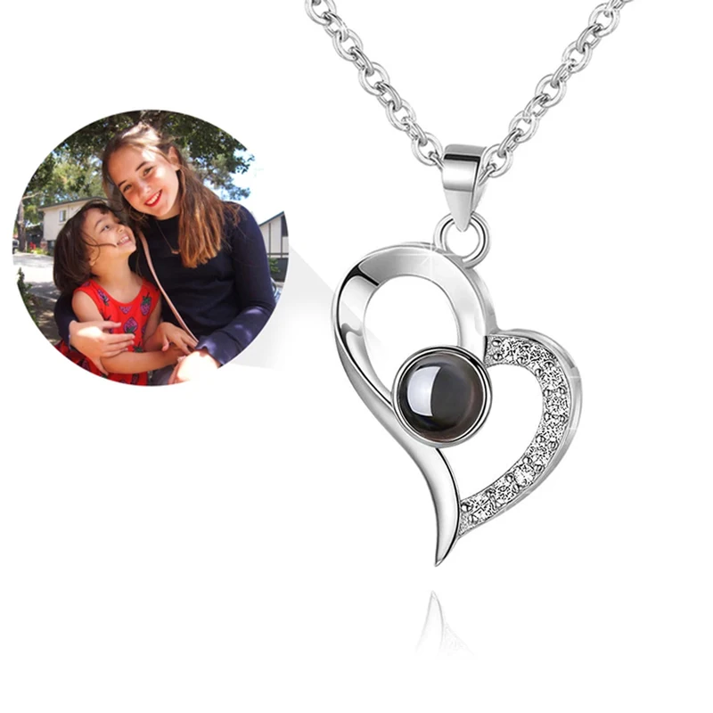 Dascusto Custom Heart Inside Projection Necklace For Women Fashion Personalized Picture Projection Pendant Love Necklace Jewelry
Dascusto Custom Heart Inside Projection Necklace For Women Fashion Personalized Picture Projection Pendant Love Necklace Jewelry