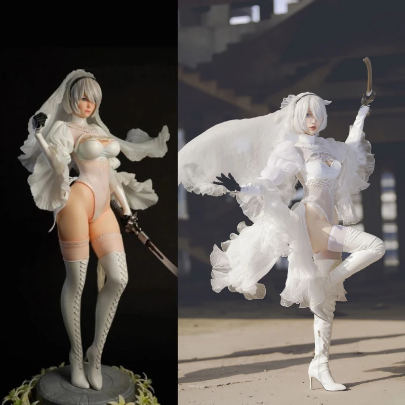 Игра NieR Automata 2B YoRHa No.2 Тип B Косплей Костюм черно-белое платье костюм невесты полный комплект
Игра NieR Automata 2B YoRHa No.2 Тип B Косплей Костюм черно-белое платье костюм невесты полный комплект