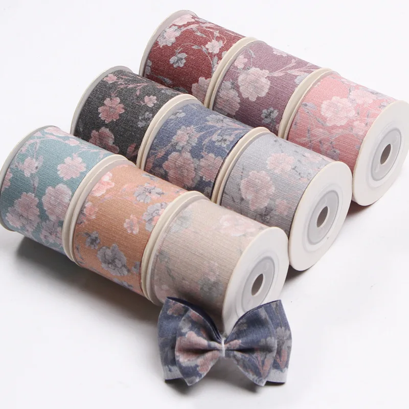 Vintage Flower Fabric Ribbon Corsage Tape 40mm 25mm For Needleworks Bow Packaging Sewing Material Webbing Japanese Floral Print
Vintage Flower Fabric Ribbon Corsage Tape 40mm 25mm For Needleworks Bow Packaging Sewing Material Webbing Japanese Floral Print