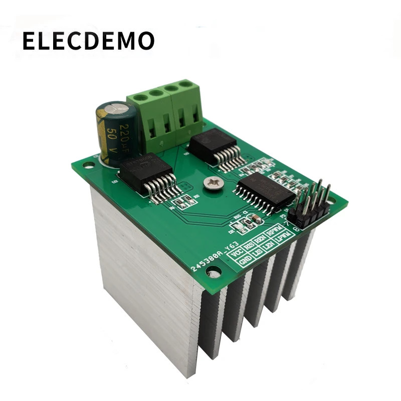 BTS7960 high power motor drive board module Smart car motor motor forward and reverse 43A current limit H bridge
BTS7960 high power motor drive board module Smart car motor motor forward and reverse 43A current limit H bridge