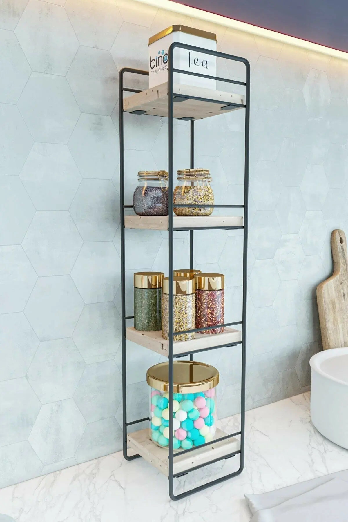 Kitchen Organizer Storage Rack Shelf Organizer Natural Wood 4 Tier Shelf Wall Mounted Bathroom Racks Modern Indoor Accessories
Kitchen Organizer Storage Rack Shelf Organizer Natural Wood 4 Tier Shelf Wall Mounted Bathroom Racks Modern Indoor Accessories