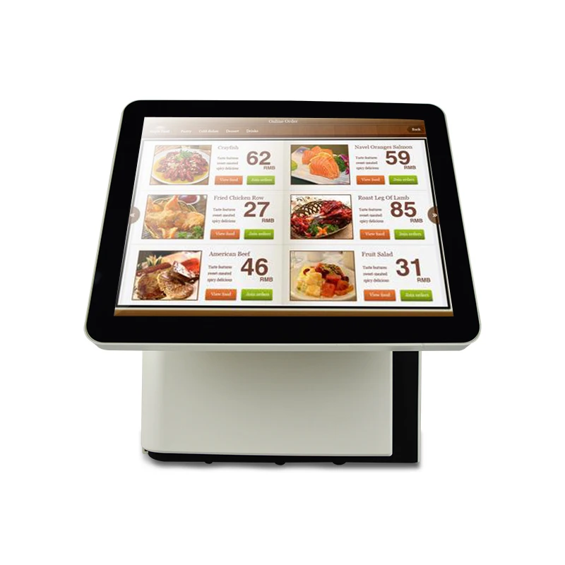 Free Shipping 15+15'' dual screen capacitive screen POS system for retailers Point of Sales POS terminal
Free Shipping 15+15'' dual screen capacitive screen POS system for retailers Point of Sales POS terminal