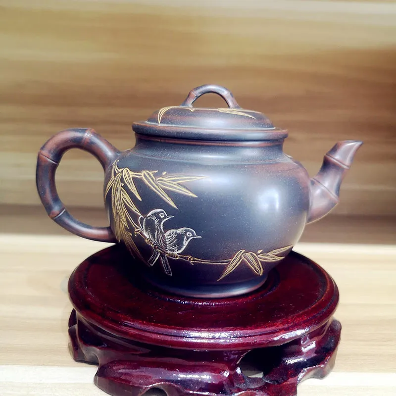 Nixing Teapot Tea Pot filter Xiaoying Pot Beauties Bamboo Handmade Nixing Clay Teaware customized Gifts Drinkware Set Drink Puer
Nixing Teapot Tea Pot filter Xiaoying Pot Beauties Bamboo Handmade Nixing Clay Teaware customized Gifts Drinkware Set Drink Puer