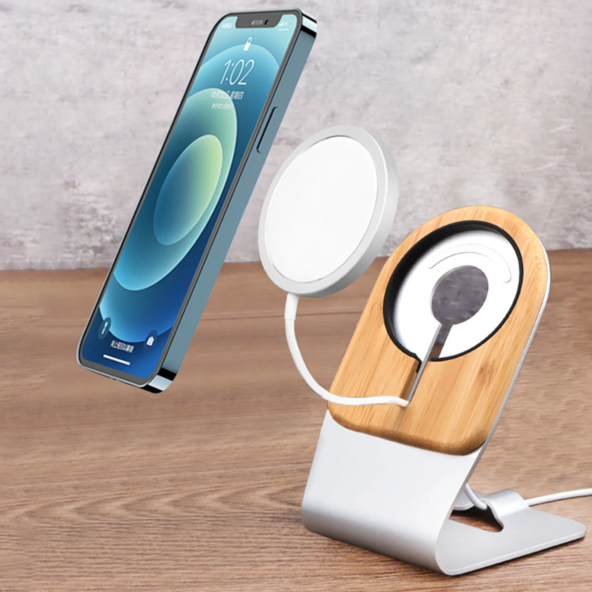 Soild Wood Bamboo Stand For Apple MagSafe Charger,Compatible with iPhone 13 Mini Pro Max 12 Series
Soild Wood Bamboo Stand For Apple MagSafe Charger,Compatible with iPhone 13 Mini Pro Max 12 Series