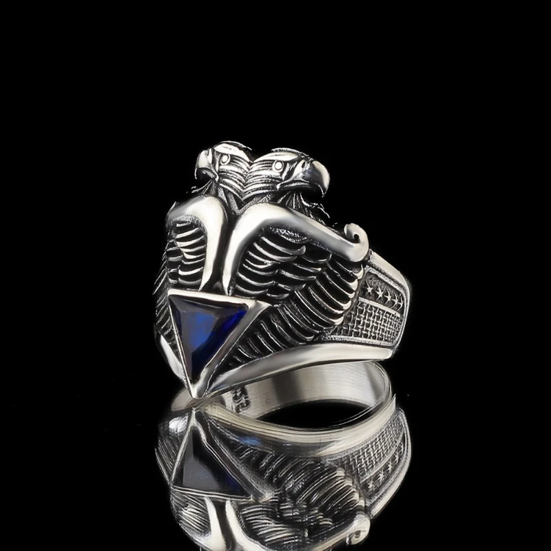 Men's Double-Headed Eagle Real 925 Sterling Silver Ring Special Design 2022 Summer Winter Accessory Products All Sizes Free Shipping
Men's Double-Headed Eagle Real 925 Sterling Silver Ring Special Design 2022 Summer Winter Accessory Products All Sizes Free Shipping