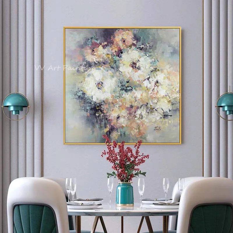 Colorful Thick Flower Abstract 100% Handmade Oil Painting On Canvas Wall Picture For office hotel decoration gift artwork
Colorful Thick Flower Abstract 100% Handmade Oil Painting On Canvas Wall Picture For office hotel decoration gift artwork