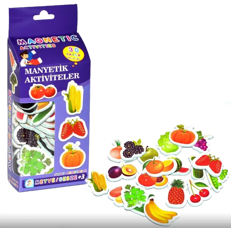 Magnetic Fruits Magnetic Vegetables 30 Pieces, Can be Used on Refrigerator Dishwasher Surfaces
Magnetic Fruits Magnetic Vegetables 30 Pieces, Can be Used on Refrigerator Dishwasher Surfaces