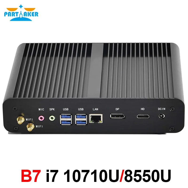 Fanless Mini PC Intel Core i7 10710U i7 8550U 1165G7 Desktop PC Windows 11 2*DDR4 M.2 NVMe+Msata+2.5''SATA HTPC Nettop HDMI DP
Fanless Mini PC Intel Core i7 10710U i7 8550U 1165G7 Desktop PC Windows 11 2*DDR4 M.2 NVMe+Msata+2.5''SATA HTPC Nettop HDMI DP