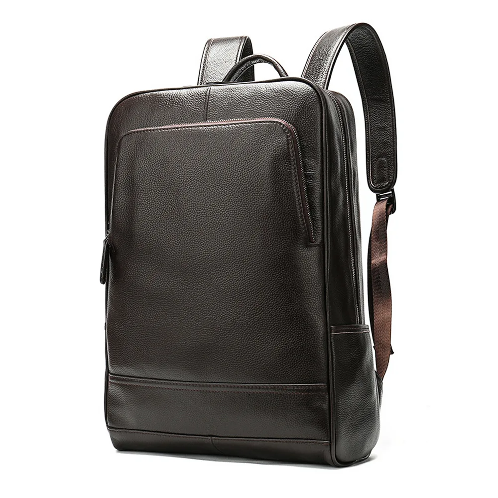 Natural Cowskin 100% Genuine Leather Laptop Bag 15 15.6 Inch Men's Backpack Large Capacity Shoolbag 2021
Natural Cowskin 100% Genuine Leather Laptop Bag 15 15.6 Inch Men's Backpack Large Capacity Shoolbag 2021