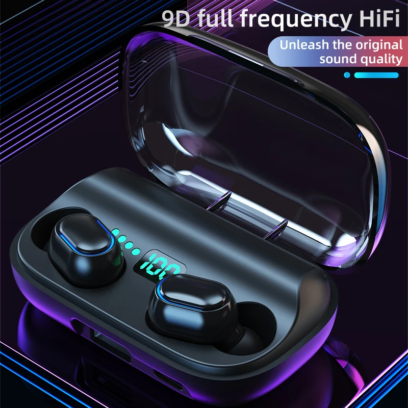 Bluetooth беспроводные наушники 5,0 HIFI наушники 9D стерео гарнитура с микрофоном спортивные наушники
Bluetooth беспроводные наушники 5,0 HIFI наушники 9D стерео гарнитура с микрофоном спортивные наушники