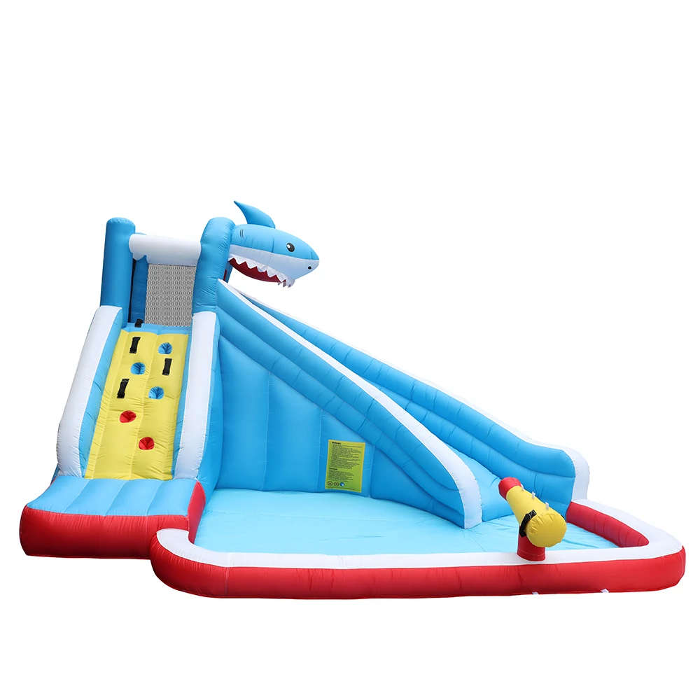 Hot Sale Shark Inflatable Water Slide with Pool Inflatable Bouncer and Water Slide Backyard Park Funny Party Game
Hot Sale Shark Inflatable Water Slide with Pool Inflatable Bouncer and Water Slide Backyard Park Funny Party Game
