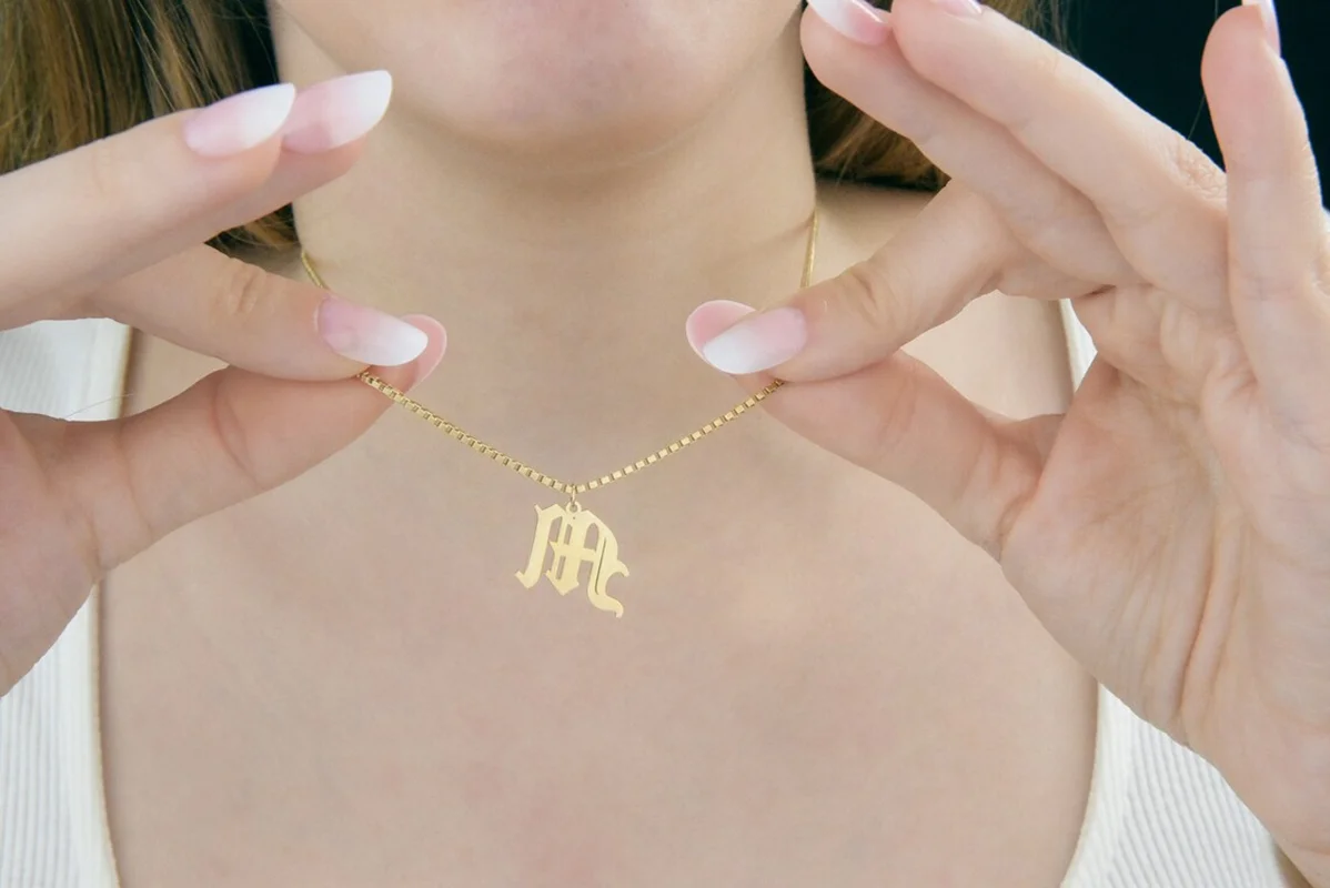 Old English Initial Necklaces Gothic Alphabet Jewelry Old English Alphabet Necklaces Valentine's Day Gifts Christmas Gifts
Old English Initial Necklaces Gothic Alphabet Jewelry Old English Alphabet Necklaces Valentine's Day Gifts Christmas Gifts