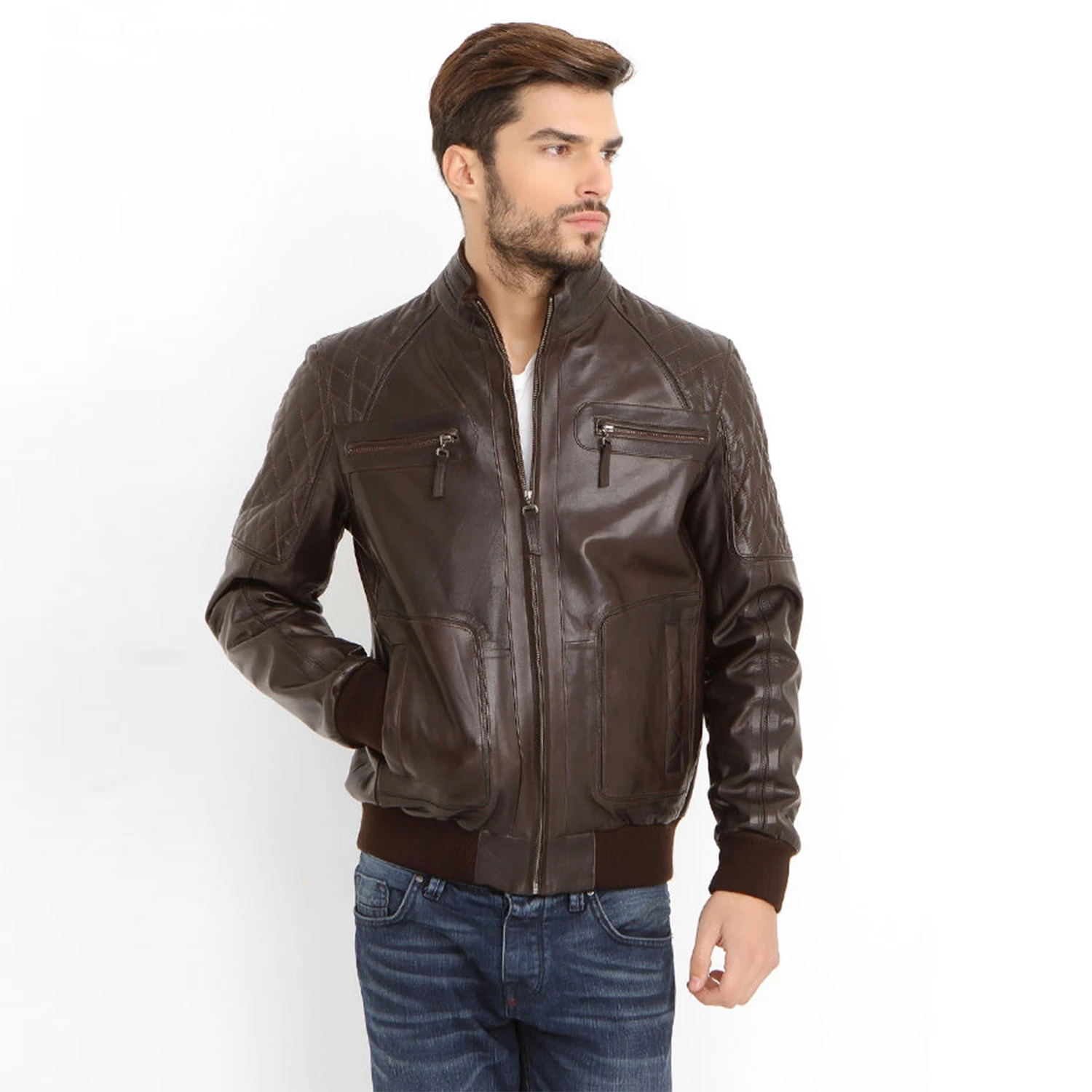 2021 Geniue Leather Jacket Men Winter Autumn Spring Warm Military Casual %100 Sheepskin Male Motorcycle Windbreaker Outwear
2021 Geniue Leather Jacket Men Winter Autumn Spring Warm Military Casual %100 Sheepskin Male Motorcycle Windbreaker Outwear