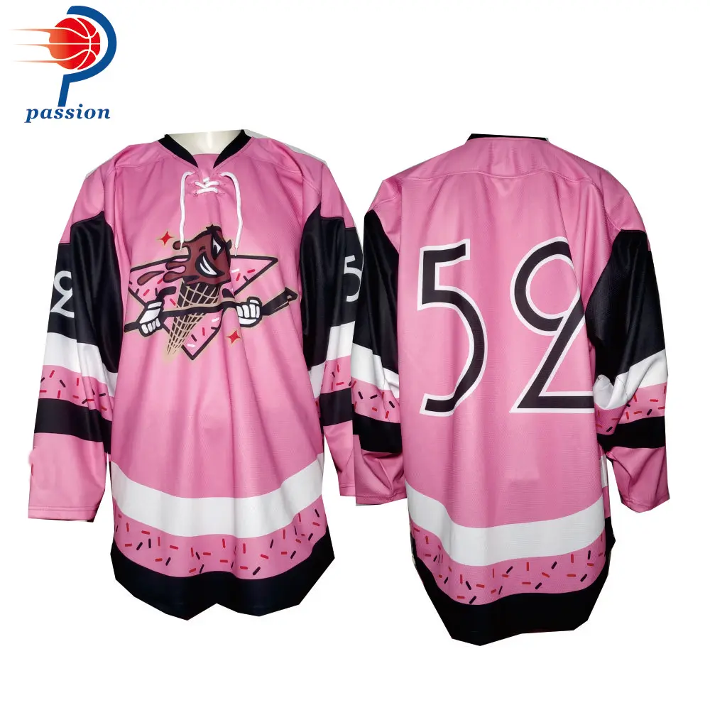 Custom Ladies Ice Hockey Uniform - Moisture-Wicking Fabric - Pink/Flower Patterns Optional 5PCS
Custom Ladies Ice Hockey Uniform - Moisture-Wicking Fabric - Pink/Flower Patterns Optional 5PCS