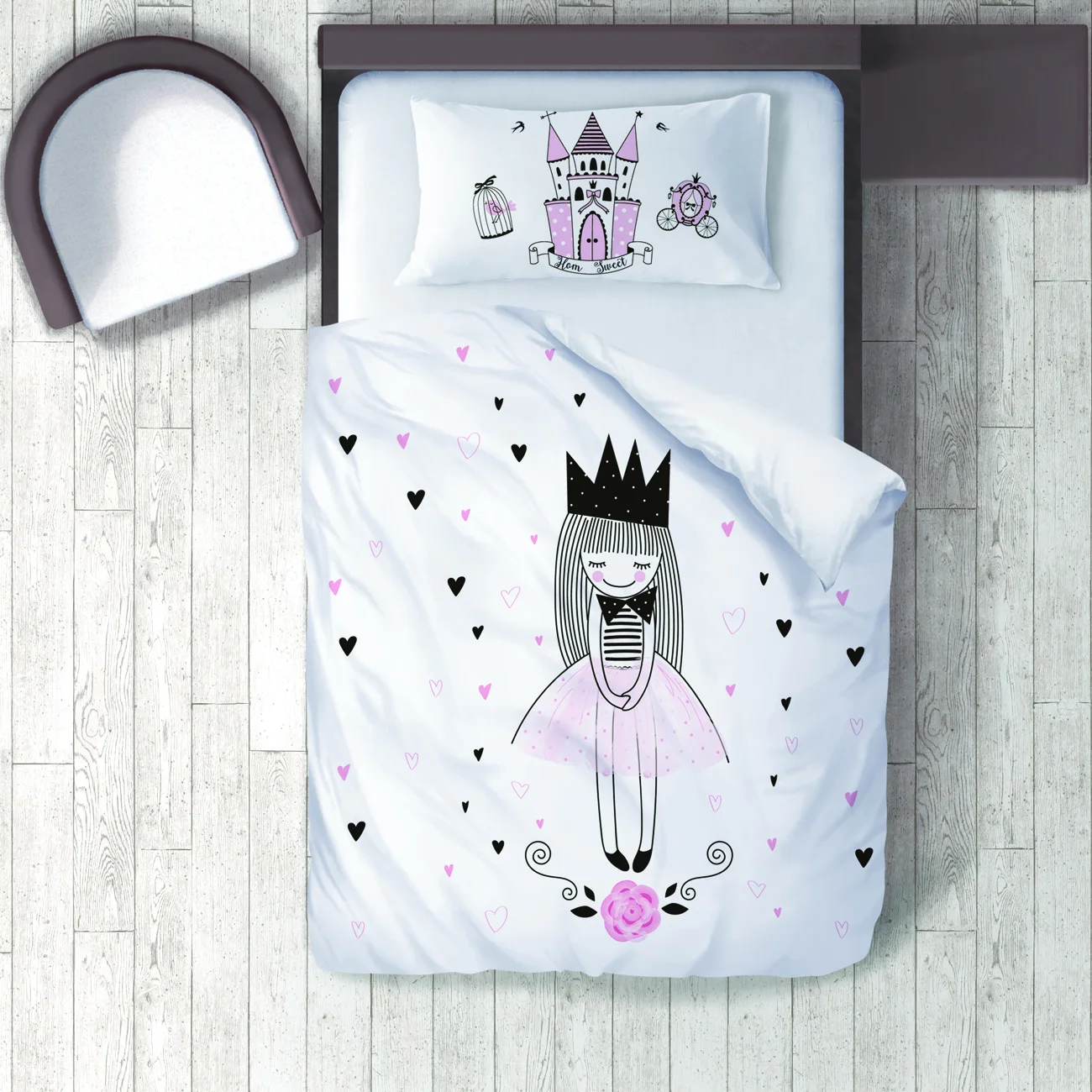 Duvet Cover Set Bedding Set Pillow Case for Baby and Kids Room 3D Printed Pink Castle and Pumking Car Model 083
Duvet Cover Set Bedding Set Pillow Case for Baby and Kids Room 3D Printed Pink Castle and Pumking Car Model 083
