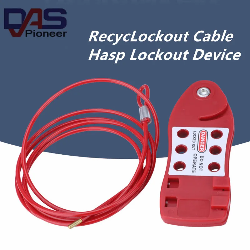 RecycLockout Cable and Hasp Lockout Device Isolation Plastic Open Through Padlock Fish Type Cable Lock
RecycLockout Cable and Hasp Lockout Device Isolation Plastic Open Through Padlock Fish Type Cable Lock