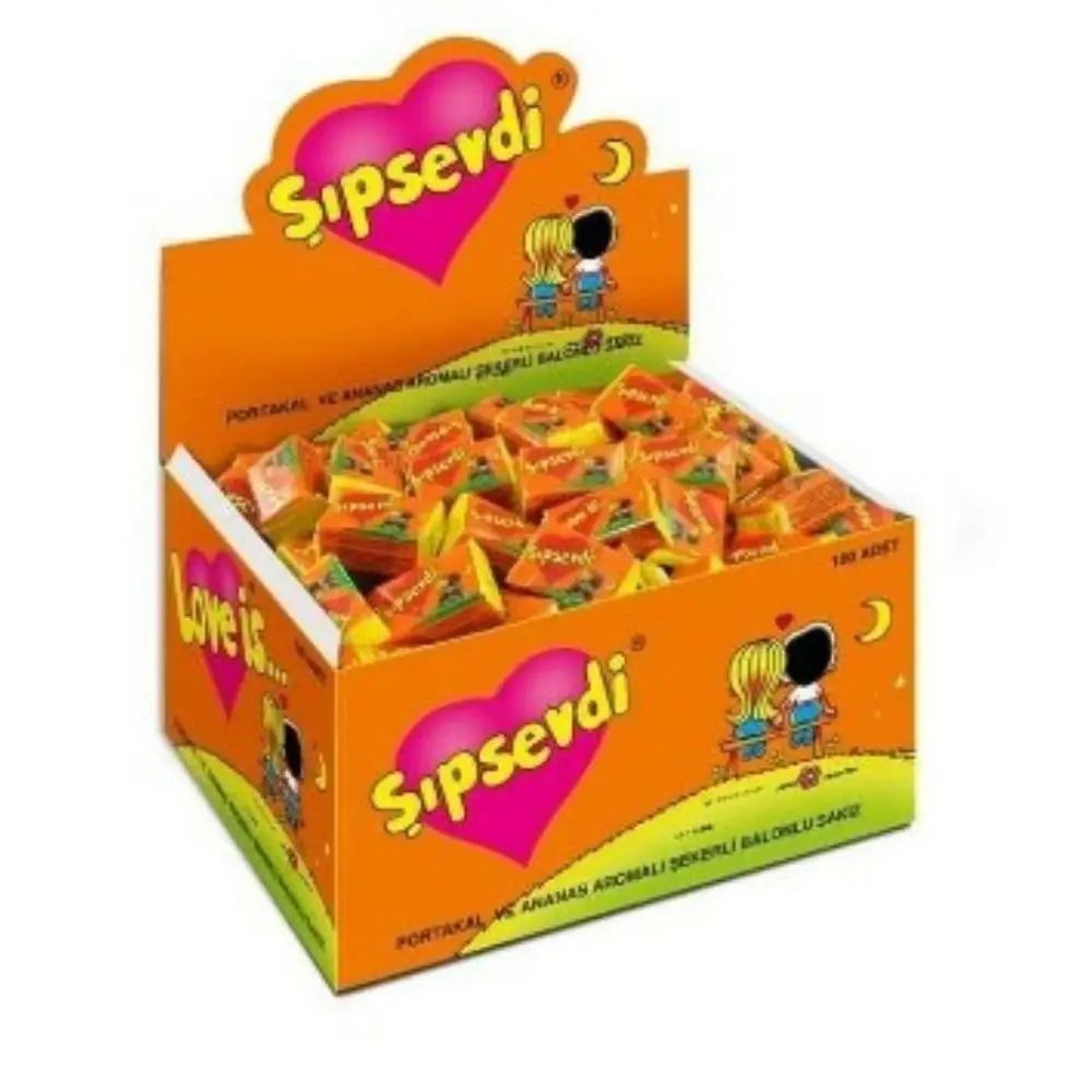 Love Bubble Candy Gum Pineapple and Orange Strawberry and Banana Valentine's Gift Birthday Comics Best 100 Pieces Men Women Kids Fun Time Free Shipping
Love Bubble Candy Gum Pineapple and Orange Strawberry and Banana Valentine's Gift Birthday Comics Best 100 Pieces Men Women Kids Fun Time Free Shipping