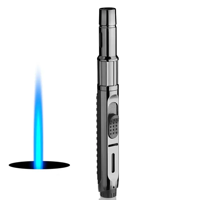 Outdoor Windproof Butane Gas Lighter Pen Type Spray Gun Mini Torch Cigarette Lighters BBQ Kitchen Cigar Special Ignition Tool
Outdoor Windproof Butane Gas Lighter Pen Type Spray Gun Mini Torch Cigarette Lighters BBQ Kitchen Cigar Special Ignition Tool