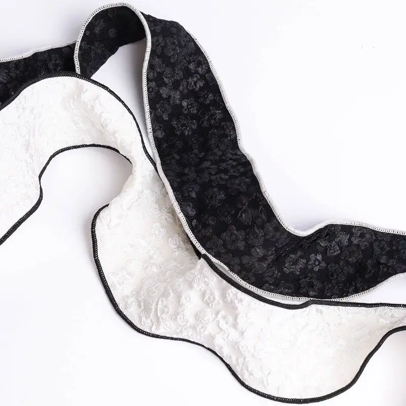 10 yards 5.5cm black white lace flower ribbon DIY handmade material bow headwear hair bow shoes hat clothing accessories
10 yards 5.5cm black white lace flower ribbon DIY handmade material bow headwear hair bow shoes hat clothing accessories