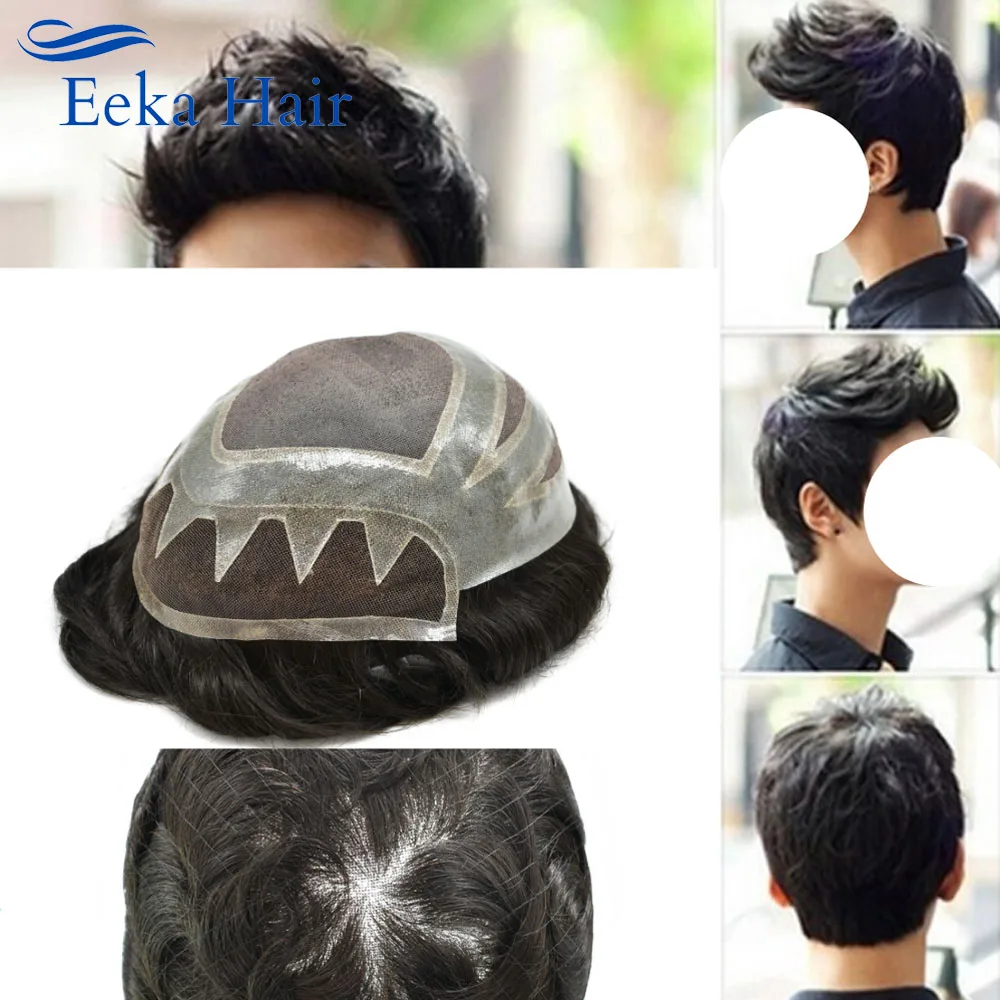 Eeka HAIR French Lace Mens Toupee European Remy Hair Replacement System Natural Hairline Comfortable Human Hairpiece Wig
Eeka HAIR French Lace Mens Toupee European Remy Hair Replacement System Natural Hairline Comfortable Human Hairpiece Wig