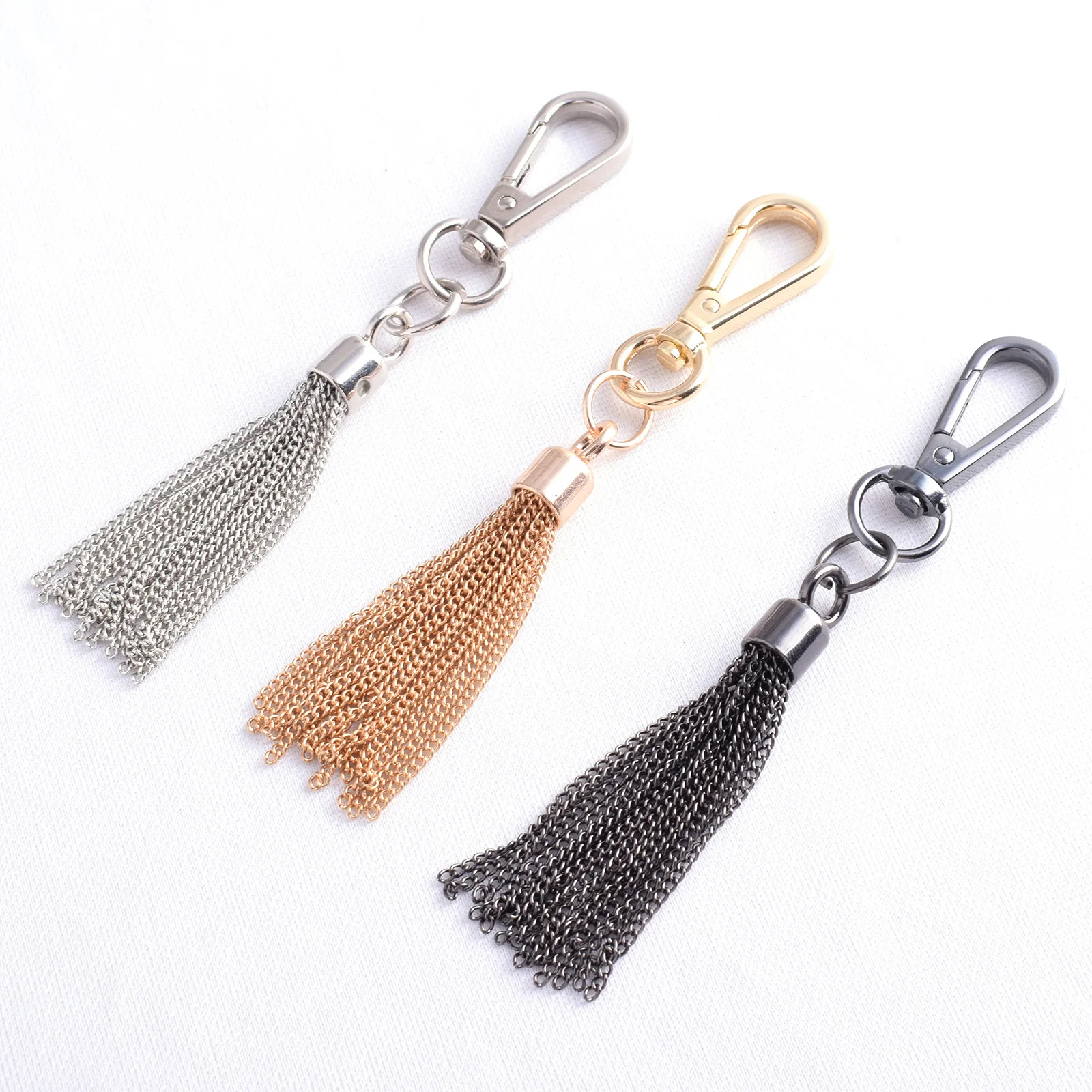 Key Chain Rings Bulk with Tassel Charm Metal Tassel Jewelry Tassel Pendant for Making Jewelry Crafts Key Chain Hardware
Key Chain Rings Bulk with Tassel Charm Metal Tassel Jewelry Tassel Pendant for Making Jewelry Crafts Key Chain Hardware