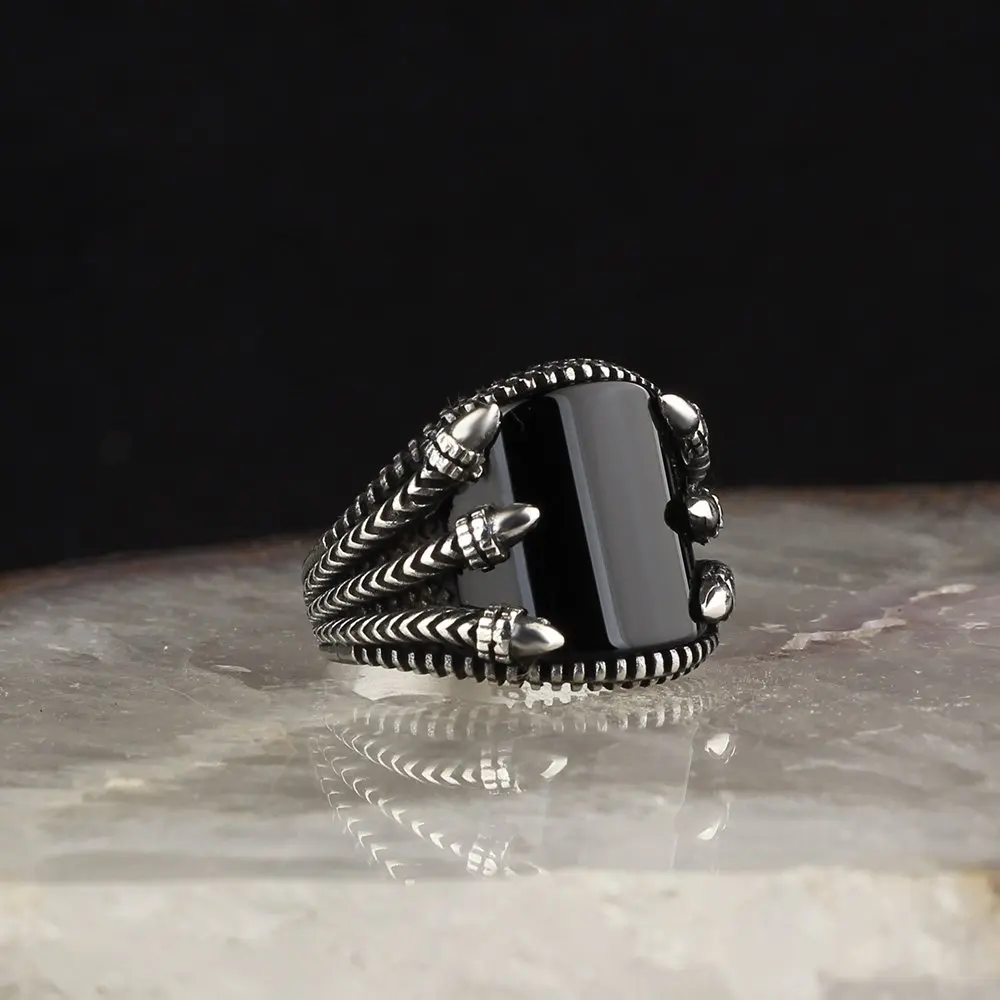Free Shipping MEN 'S 925 Sterling Silver Ring, Onyx Stone, For Men Gift Jewelry, real Natural Stone Made in Turkey Fashion Accessory
Free Shipping MEN 'S 925 Sterling Silver Ring, Onyx Stone, For Men Gift Jewelry, real Natural Stone Made in Turkey Fashion Accessory
