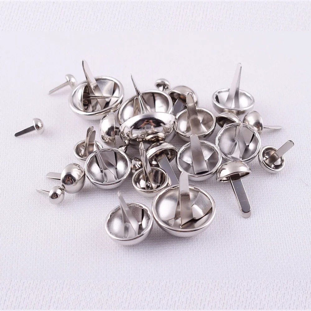 6-20mm Silver Purse Feet Round Dome Handbag Nailheads Brads Spike Prong Studs for Bag Belt Leather Craft Hardware Accessories
6-20mm Silver Purse Feet Round Dome Handbag Nailheads Brads Spike Prong Studs for Bag Belt Leather Craft Hardware Accessories