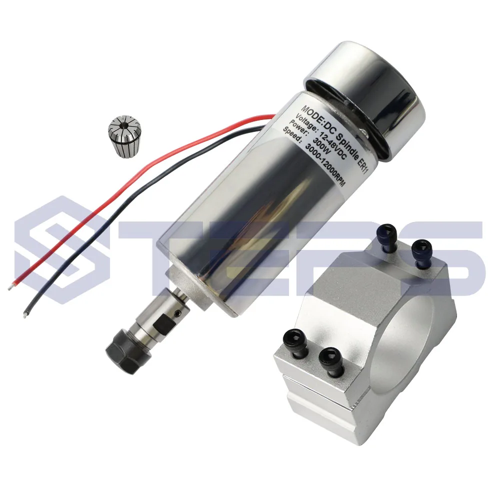 Free shipping 300W Spindle motor DC12-48V, 48V-12000r/min,0.3KW spindle motor for CNC milling machine+ER11 Collect+mount bracket
Free shipping 300W Spindle motor DC12-48V, 48V-12000r/min,0.3KW spindle motor for CNC milling machine+ER11 Collect+mount bracket