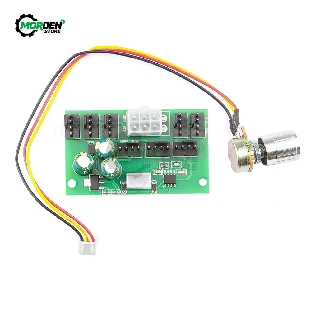 DC 12V 2510-4P+1 8Miner Fan Speed PWM Controller 8-Channel Hub High-Power Violent Fan Controller Speed Governor 6P Power Supply
DC 12V 2510-4P+1 8Miner Fan Speed PWM Controller 8-Channel Hub High-Power Violent Fan Controller Speed Governor 6P Power Supply