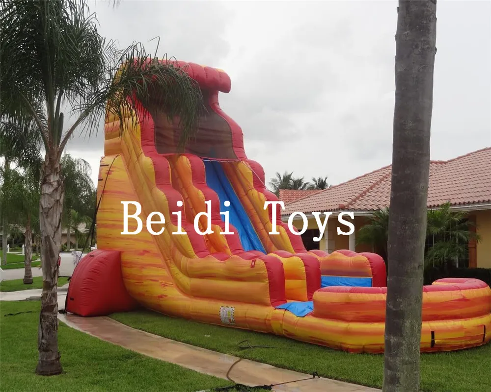 Commercial rental hot inflatable water yellow colorful pool slide
Commercial rental hot inflatable water yellow colorful pool slide
