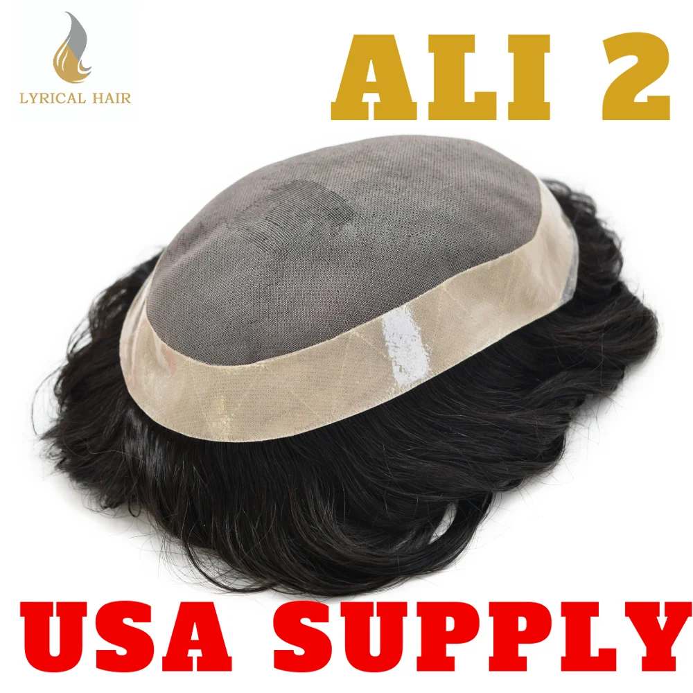 Fine Mono Mens Toupee 1'' Poly Coating Human Hair System Wig Hairpiece For Men ALI2 USA SUPPLY
Fine Mono Mens Toupee 1'' Poly Coating Human Hair System Wig Hairpiece For Men ALI2 USA SUPPLY