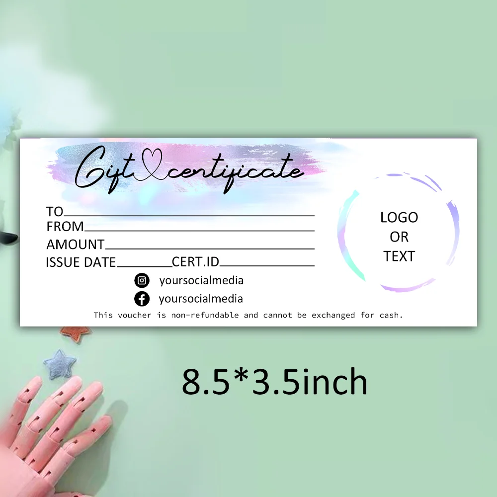 Holographic Gift Card, Customizable Modern Gift Card, Colorful Rainbow Gift Card
Holographic Gift Card, Customizable Modern Gift Card, Colorful Rainbow Gift Card