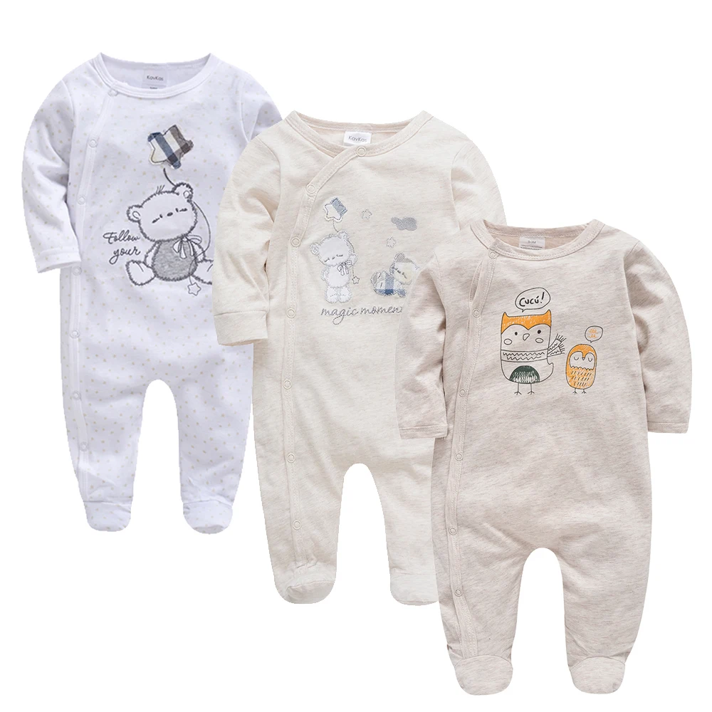 Kavkas Baby Spring Baby Boys Girls Clothes 3Pcs Rompers Cute Bear Clothing Jumpsuit Roupas Infant Menino Overalls Costumes
Kavkas Baby Spring Baby Boys Girls Clothes 3Pcs Rompers Cute Bear Clothing Jumpsuit Roupas Infant Menino Overalls Costumes
