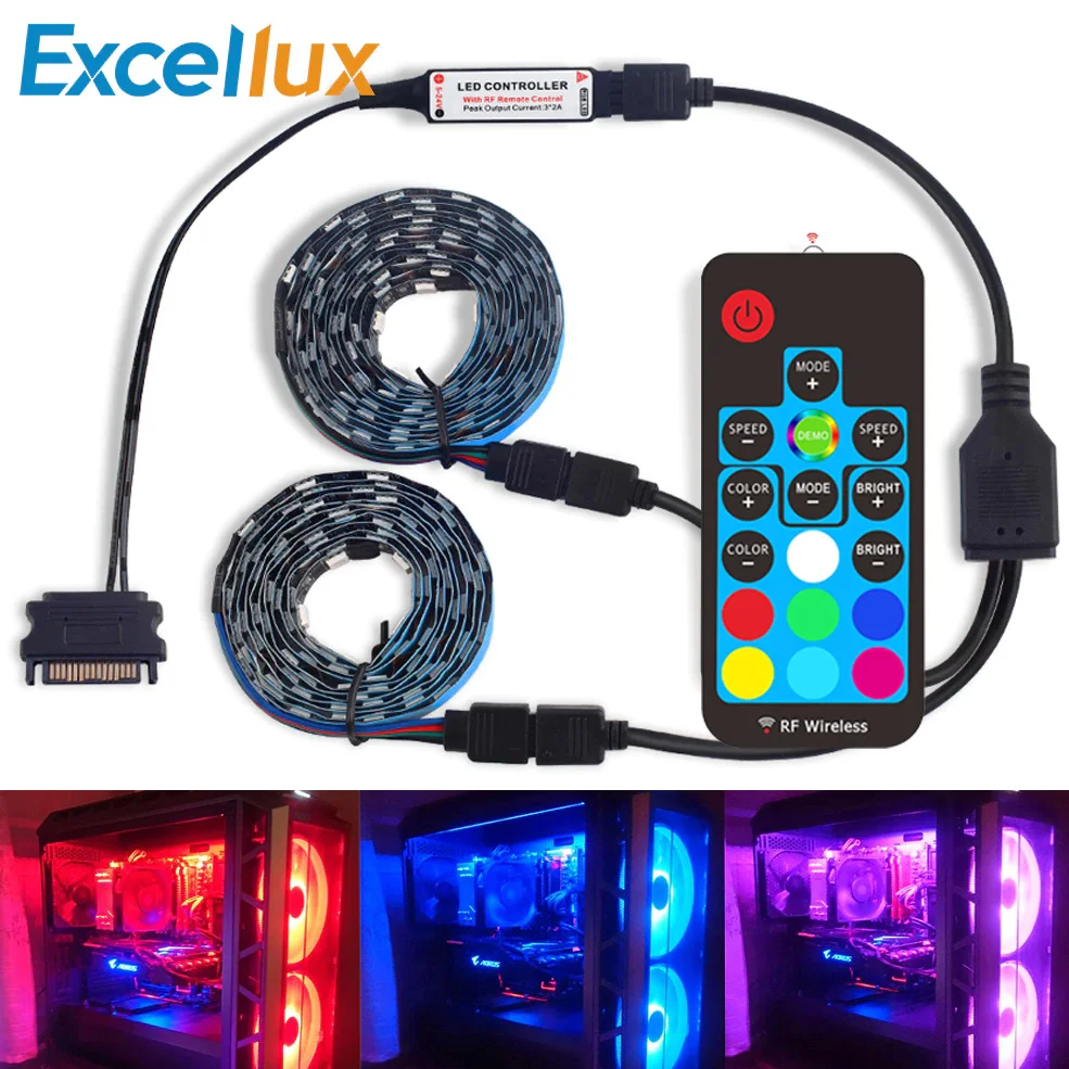 Светодиодная лента для игрового ПК, 12 В постоянного тока, SATA 5050, RGB, 60 светодиодов на метр, 1 м, 0,5 м, 2 м
Светодиодная лента для игрового ПК, 12 В постоянного тока, SATA 5050, RGB, 60 светодиодов на метр, 1 м, 0,5 м, 2 м