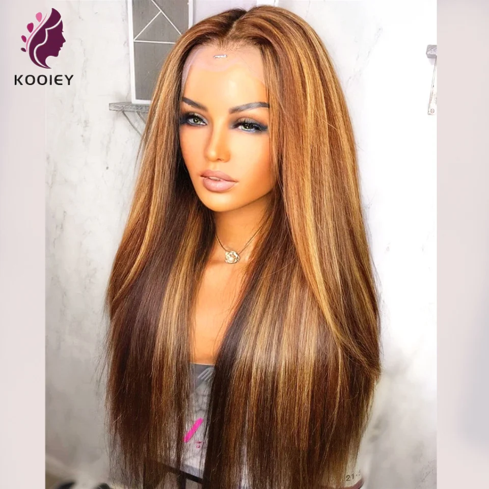 Preplucked Human Hair Lace Front Wig Highlight Straight 180% 13x4 Lace Frontal Wigs 5x5 Silk Top Lace Closure Wigs Swiss Lace
Preplucked Human Hair Lace Front Wig Highlight Straight 180% 13x4 Lace Frontal Wigs 5x5 Silk Top Lace Closure Wigs Swiss Lace